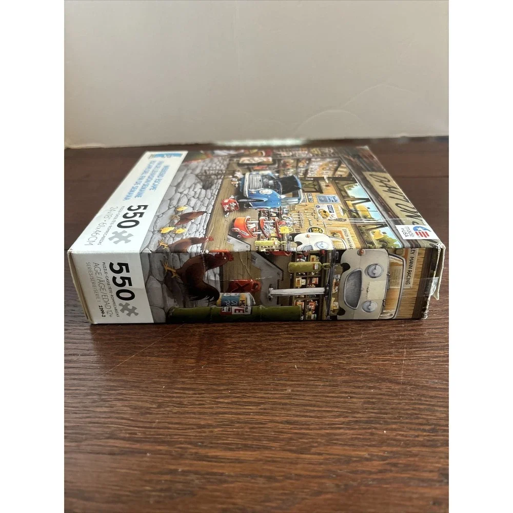 Ceaco Puzzle 550 Piece Weekend Escape‎ Garage Cars Chickens Complete Make In USA